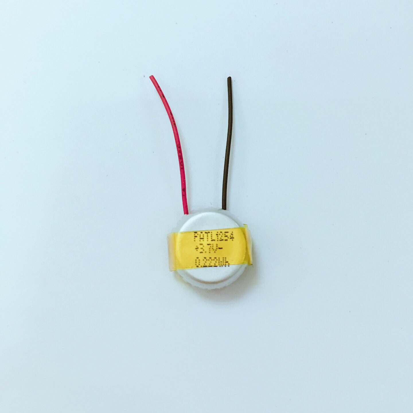 1254-60mah紐扣式軟包聚合物鋰離子電池