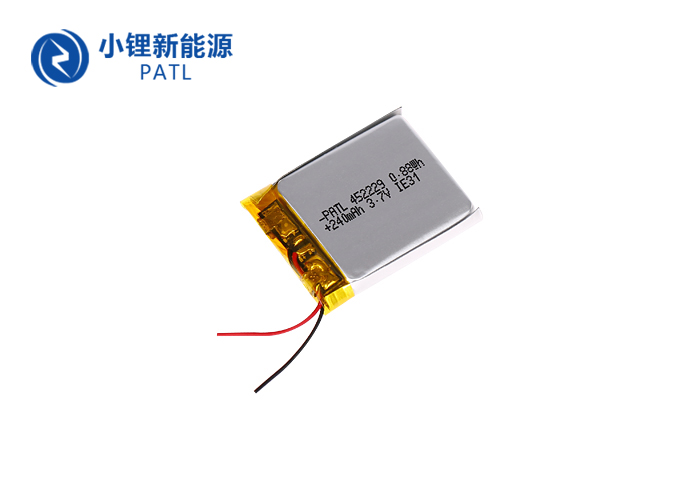 聚合物鋰電池PATL240mAh452229