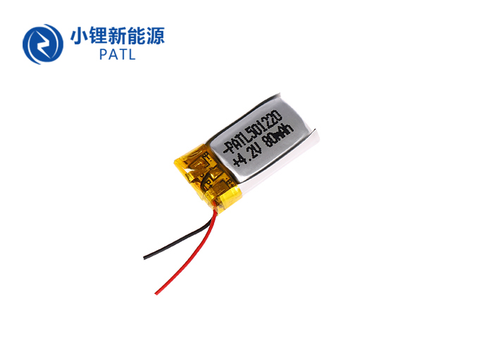 聚合物鋰電池PATL80mAh501220